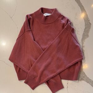 Aritzia Wilfred  Dusty Rose Harper Sweater